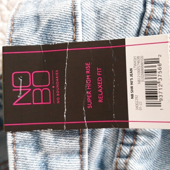 No Boundaries Size 17 Super High Rise 90s Straight Jeans - Picture 13 of 17